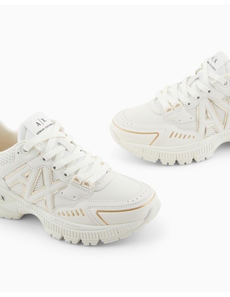 Armani Exchange Sneakers Donna Chunky con Inserti a Contrasto – Comfor