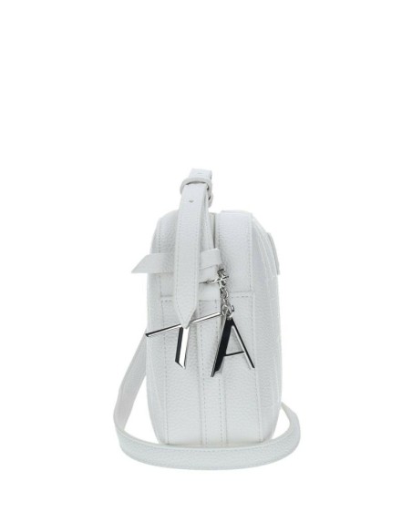 Armani Exchange Borsa Donna a Tracolla in Poliuretano con Logo Monogra