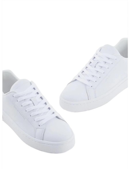 Sneakers Uomo in Pelle Bianca – Armani Exchange con Logo e Dettagli Ur