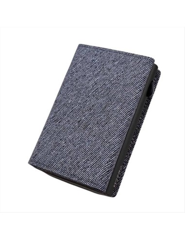 Portafoglio Moero Pro Classic in Tessuto Jeans – Chiusura Magnetica e 