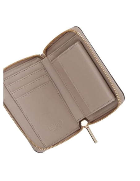 Portafoglio Zip Around Liu Jo Better da Donna in PU Bottalato – Logo L
