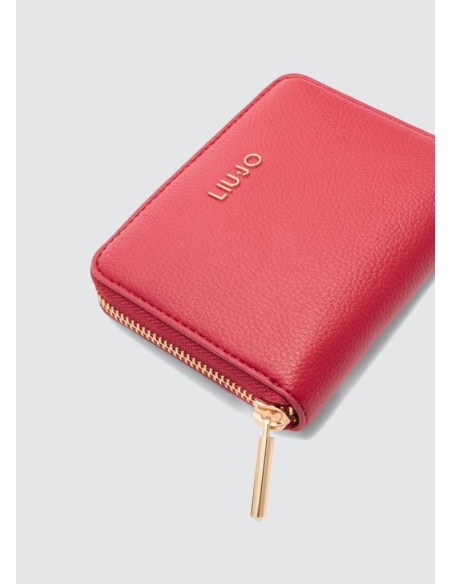 Portafoglio Zip Around Liu Jo da Donna in PU Bottalato – Logo in Metal