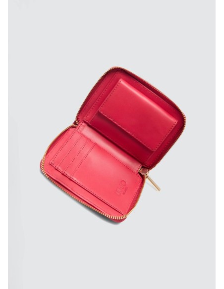 Portafoglio Zip Around Liu Jo da Donna in PU Bottalato – Logo in Metal