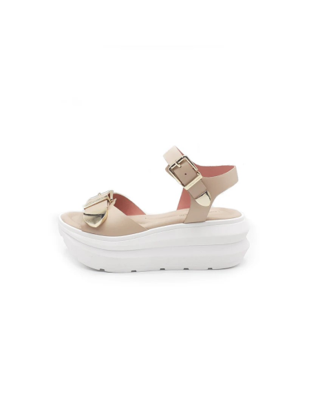 Lorenzo Mari Sandalo Donna ZOE – Platform 6 cm, Vitello Morbido, Memor
