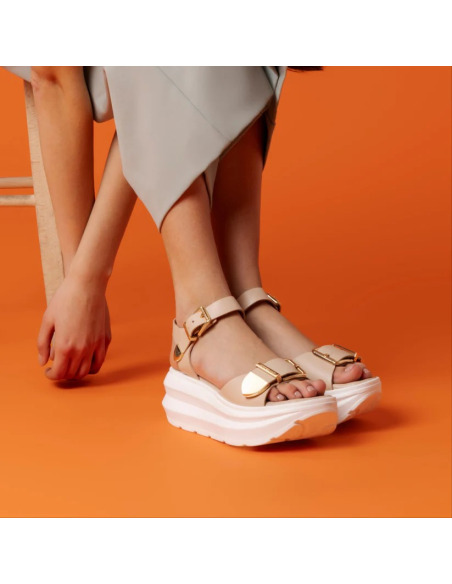 Lorenzo Mari Sandalo Donna ZOE – Platform 6 cm, Vitello Morbido, Memor