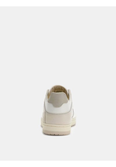 Sneaker uomo Guess Sava Low in misto pelle con dettagli scamosciati  |