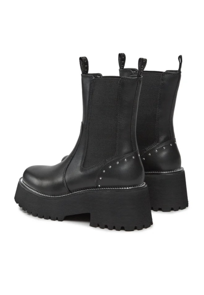 Stivaletti donna Liu Jo in pelle fiore con borchie decorative  | Maria