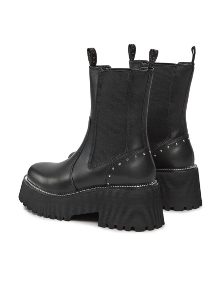 Stivaletti donna Liu Jo in pelle fiore con borchie decorative  | Maria