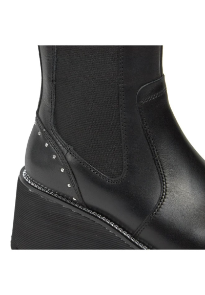 Stivaletti donna Liu Jo in pelle fiore con borchie decorative  | Maria