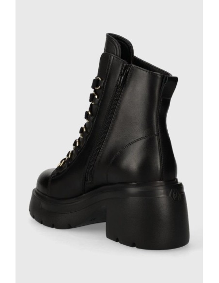 Stivaletti bassi donna Liu Jo Carrie in pelle con plateau 7 cm  | Mari