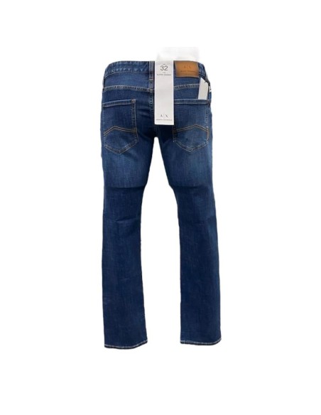Jeans Uomo Armani Exchange Super Skinny 5 Tasche Lavaggio Medio  | Mar