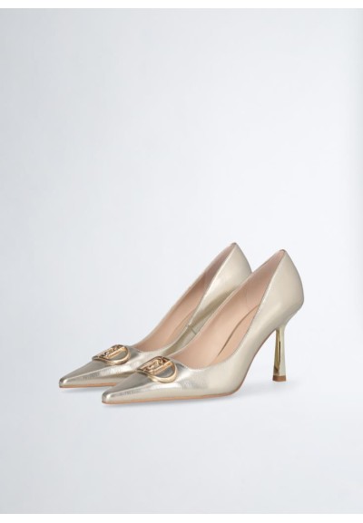 Liu Jo Décolleté Laminate con Maxi Logo Monogram  | Mariadesole.it