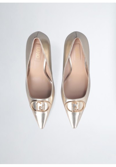 Liu Jo Décolleté Laminate con Maxi Logo Monogram  | Mariadesole.it