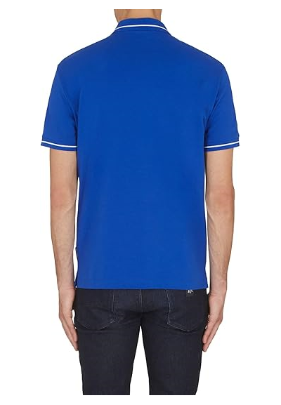 Polo Uomo Armani Exchange Milano New York in Cotone Piquet – Colletto 
